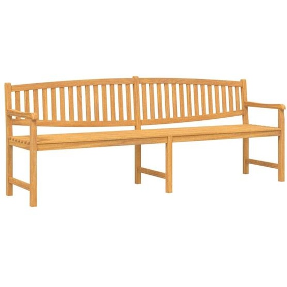 vidaXL Banc de jardin 228x59,5x90 cm teck massif