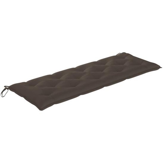 vidaXL Banc de jardin empilable avec support 159 cm bois massif teck