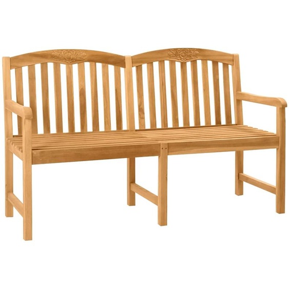vidaXL Banc en forme de rose, fait main, couleur naturelle, 179,5 x 61 x 90 cm