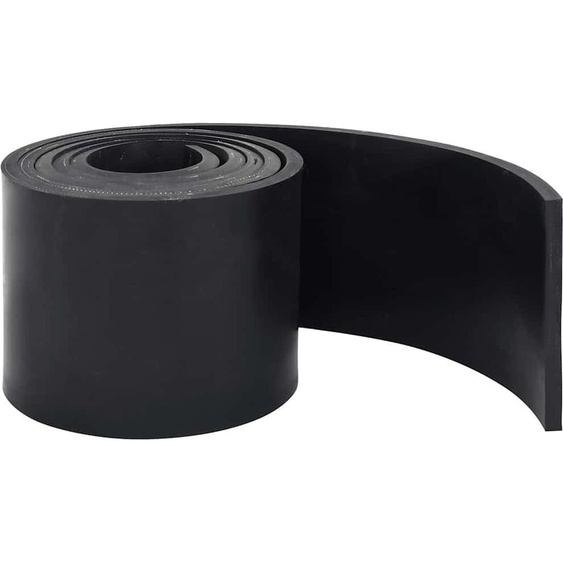 vidaXL Bande en caoutchouc pour chasse-neige noire 300x15x1 cm