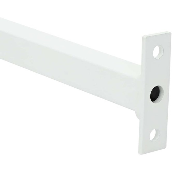 vidaXL Barre de sécurité réglable pour fenêtre, blanche, 710 - 1200 mm