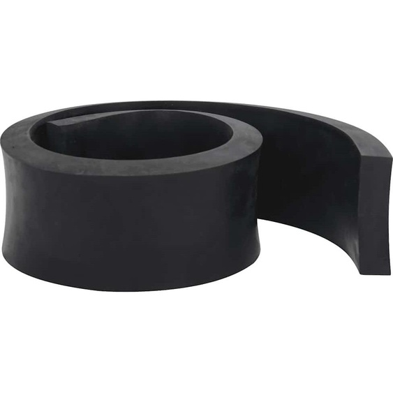 vidaXL Barre en caoutchouc pour chasse-neige Noir 100x8x2 cm