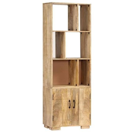 vidaXL Bibliothèque 60x35x180 cm Bois de manguier solide