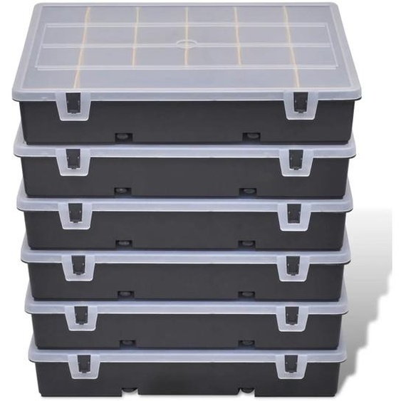 vidaXL Boîtes dassortiment 6 pcs.