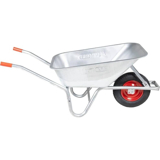 vidaXL Brouette 90 L 150 kg Acier galvanisé et plastique