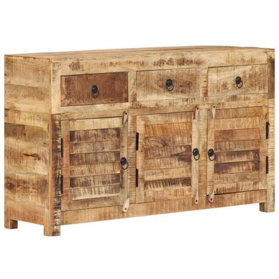 vidaXL Buffet 110x30x65 cm Bois massif de manguier