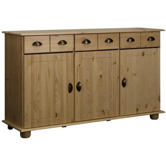 vidaXL Buffet 134x39x79,5 cm Bois de pin massif