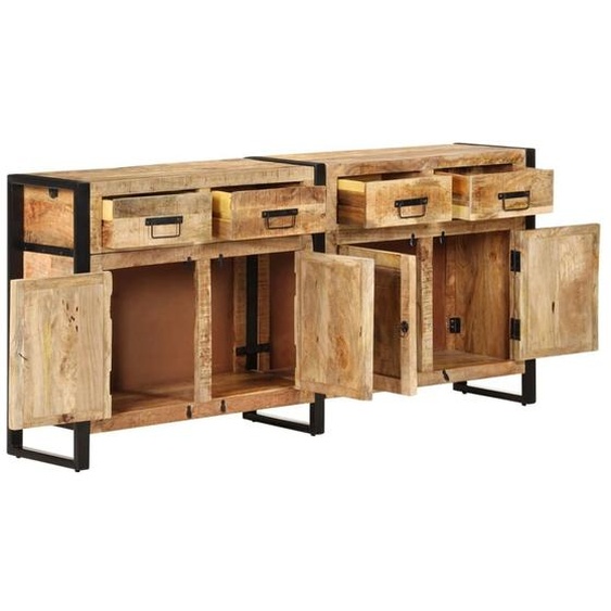 vidaXL Buffet 172x35x80 cm bois massif de mangue