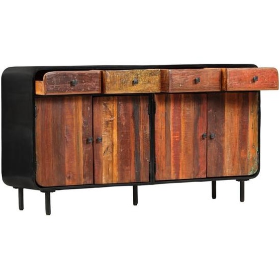 vidaXL Buffet en vieux bois massif 140×35×76 cm