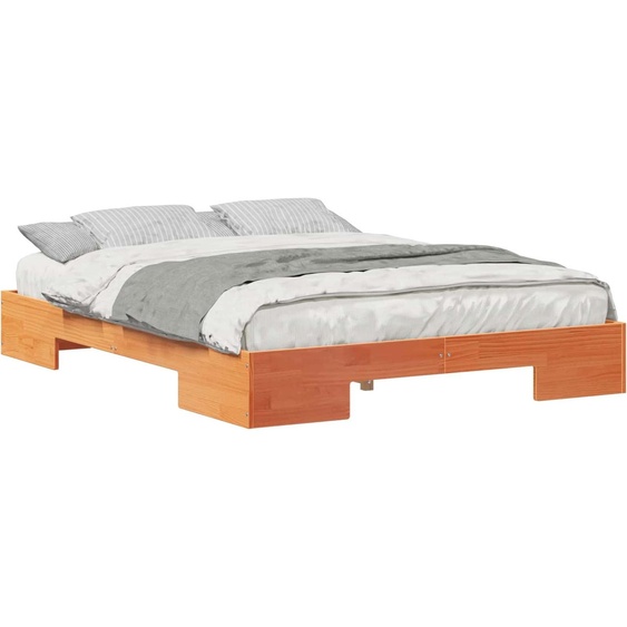 vidaXL Cadre de lit marron 150 x 200 cm