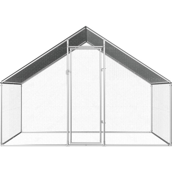 vidaXL Cage à poules dextérieur 2,75x2x1,92 m Acier galvanisé