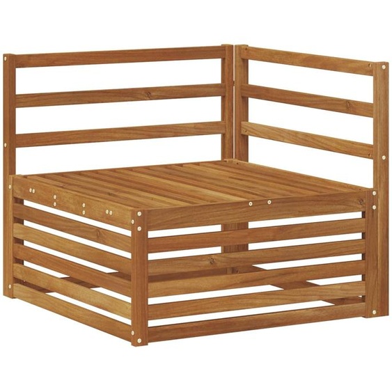 vidaXL Canapé dangle dextérieur en bois massif dacacia naturel 83 x 83 x 73 cm