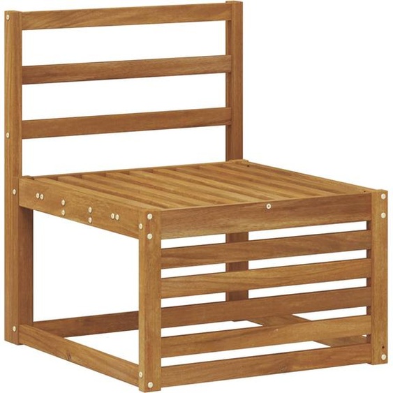 vidaXL Canapé dextérieur en bois massif dacacia naturel 59 x 63 x 73 cm