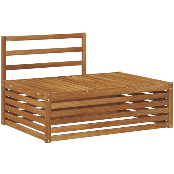 vidaXL Canapé dextérieur Nature 115 x 83 x 73 cm Bois massif dacacia