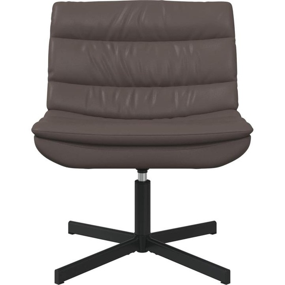 vidaXL Chaise pivotante Marron 63 x 75 x 76 cmPolyuréthanebrillant