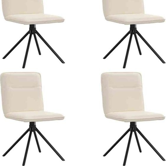 vidaXL Chaises de salle à manger 4 pcs. Lin