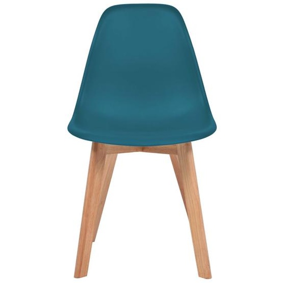 vidaXL Chaises de salle à manger 6 pcs. Turquoise Plastique