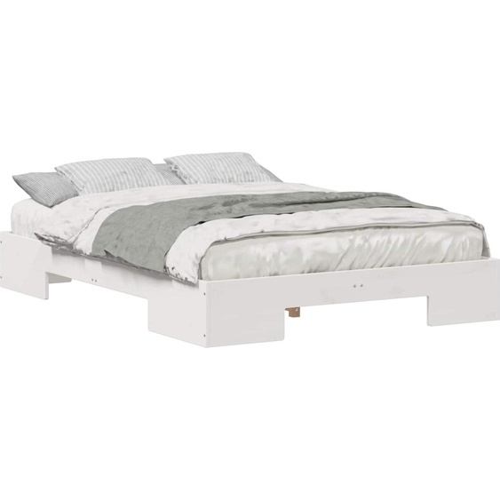 vidaXL Cadre de lit blanc 120 x 190 cm