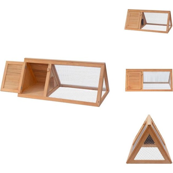 vidaXL Clapier en bois pour petits animaux/lapins - Habitat & Enclos pour petits animaux