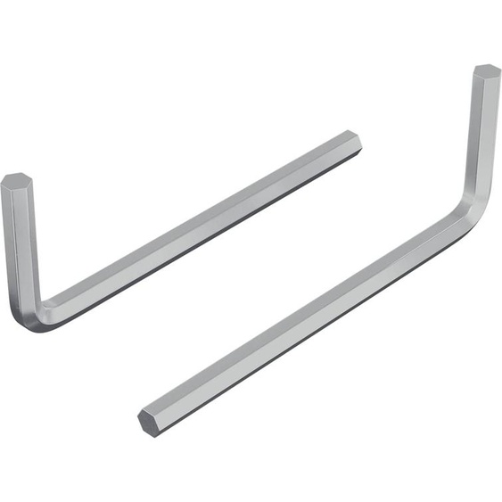 vidaXL Clé Allen 2 pcs Argent 32 x 86 mm Acier