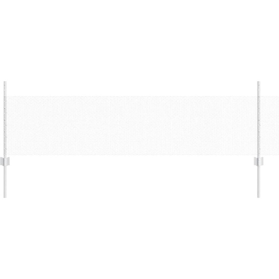 vidaXL Clôture avec poteaux Argent 0,5 x 50 m Acier