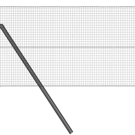 vidaXL Clôture avec poteaux Gris 0,8 x 25 m Acier