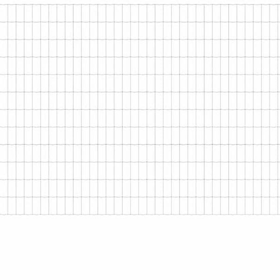 vidaXL Clôture avec poteaux Gris 1,2 x 25 m Acier et PVC