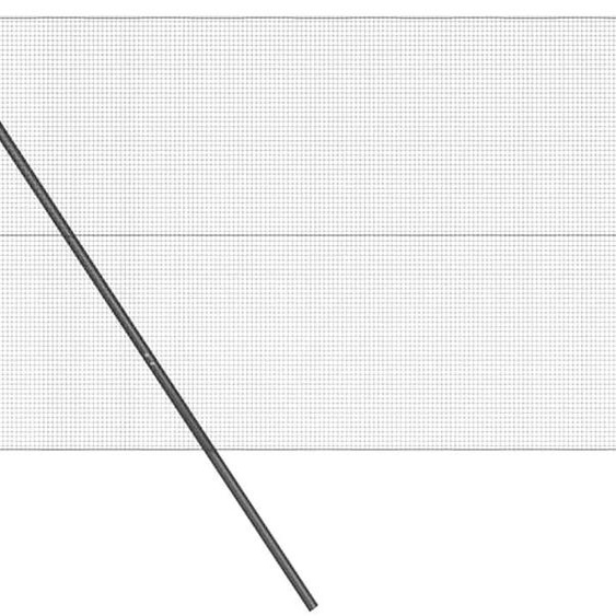 vidaXL Clôture avec poteaux Gris 1 x 25 m Acier