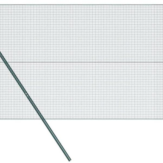 vidaXL Clôture avec poteaux Vert 1,2 x 25 m Acier