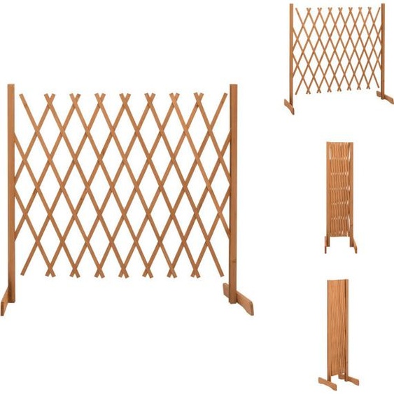 vidaXL Clôture de jardin orange 180x100 cm Sapin massif - panneaux de clôture