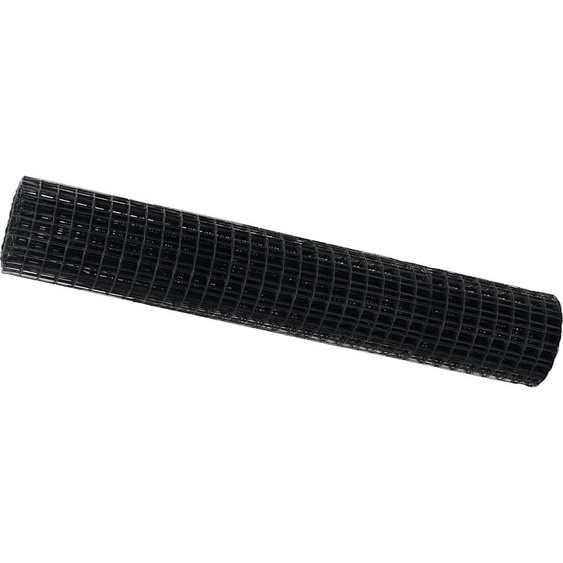 vidaXL Clôture Euro, 1,5 x 10 mètres, fer revêtu de PVC, gris