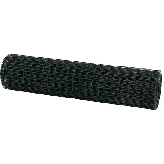 vidaXL Clôture Euro Vert 1,4 x 10 m Fer revêtu de PVC