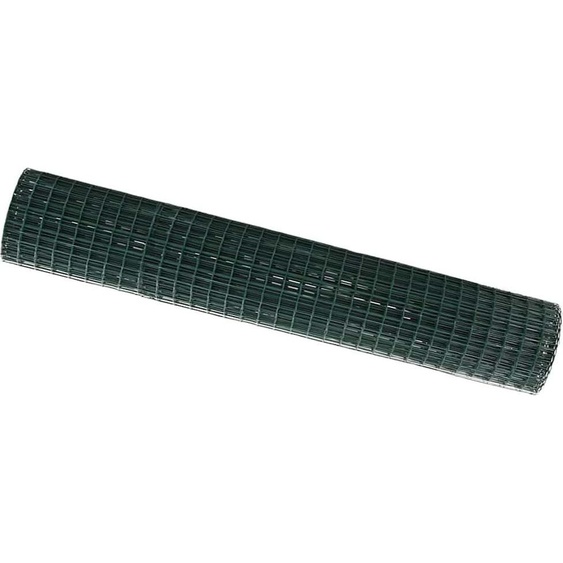 vidaXL Clôture Euro, 1,5 x 10 mètres, fer revêtu de PVC, couleur verte