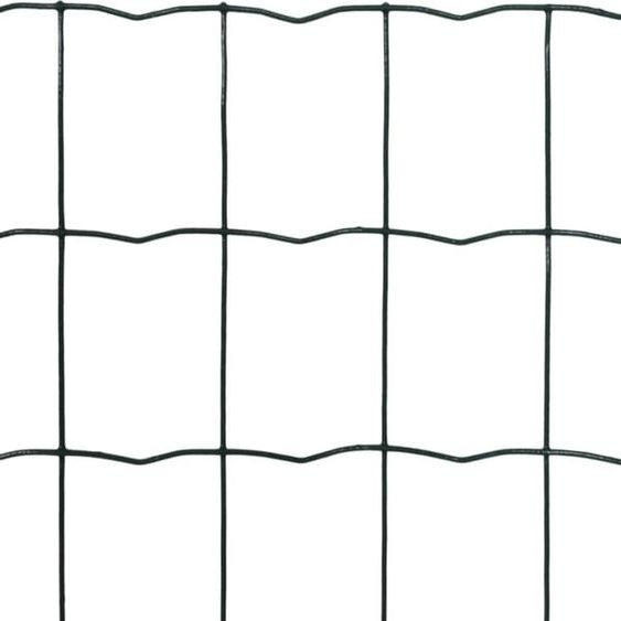 vidaXL Clôture européenne acier 25 x 1,7 m vert