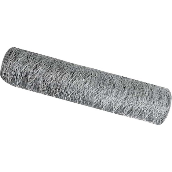 vidaXL Clôture hexagonale argent 0,8 x 100 m Acier galvanisé