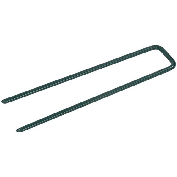 vidaXL Clous pour gazon synthétique 100 pcs. Fer en forme de U