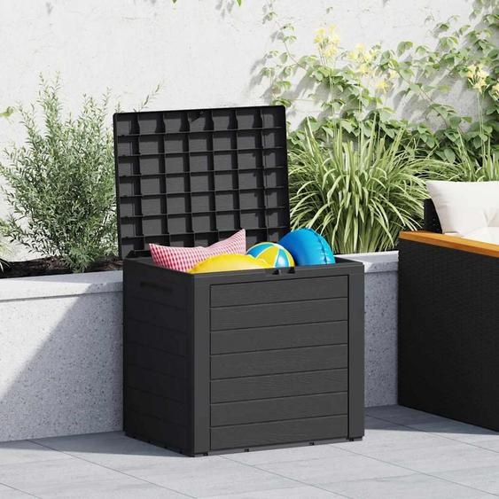 vidaXL Coffre de jardin Anthracite 58,5x46x55 cm Polypropylène
