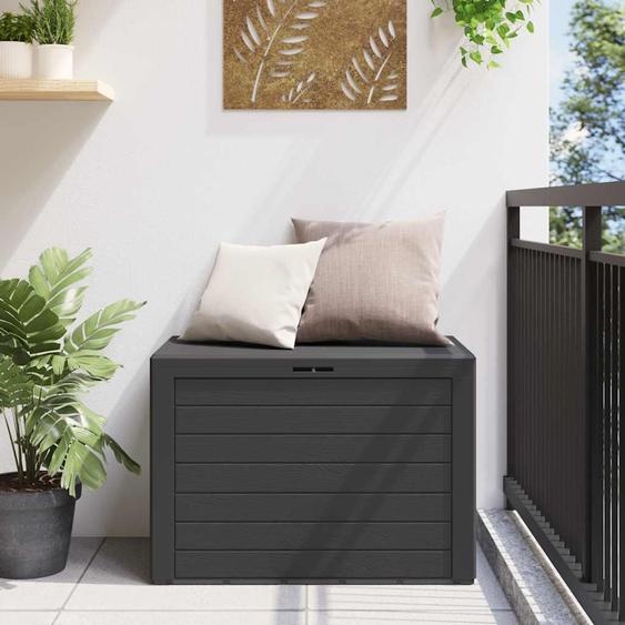 vidaXL Coffre de jardin anthracite 78x44x55 cm