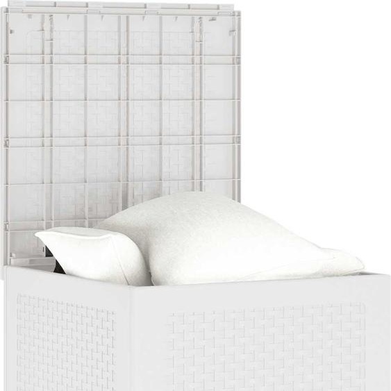 vidaXL Boîte de rangement avec stockage Blanc 55 x 53 x 57 cm Polypropylène