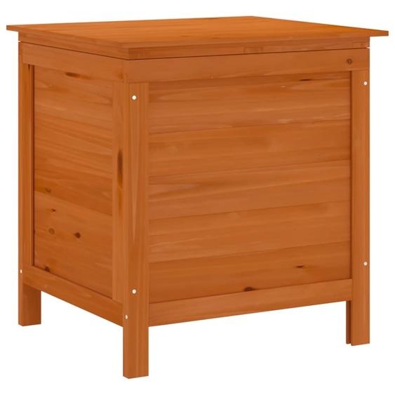 vidaXL Coffre de jardin Marron 50x49x56,5 cm Sapin massif