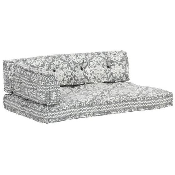 vidaXL Coussin de Canapé Palette Coussin de Sofa Palette Rembourrage Salon Maison Intérieur Confortable et Doux Gris Clair 287725