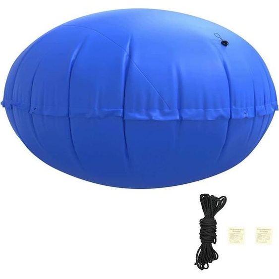 vidaXL Coussin de piscine dhiver bleu Ø 310 x 180 cm PVC