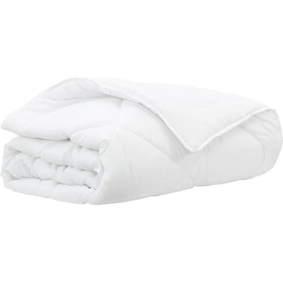 vidaXL Couette Blanc 200 x 155 x 4 cm Polyester