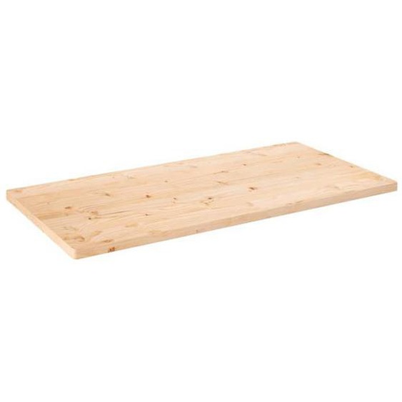 vidaXL Dessus de table 100x50x2,5 cm bois de pin massif rectangulaire 824405