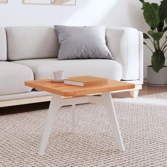 vidaXL Dessus de table 50x50x2,5 cm carré bois massif de hêtre 355973