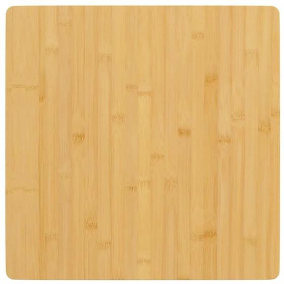 vidaXL Dessus de table 60x60x4 cm bambou 352706