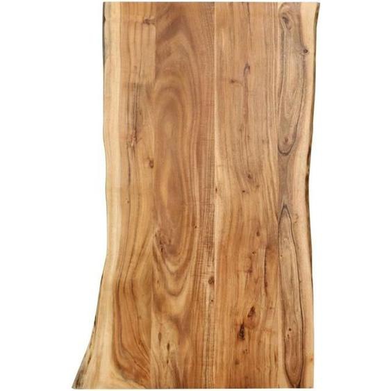 vidaXL Dessus de table Bois dacacia massif 100x(50-60)x2,5 cm