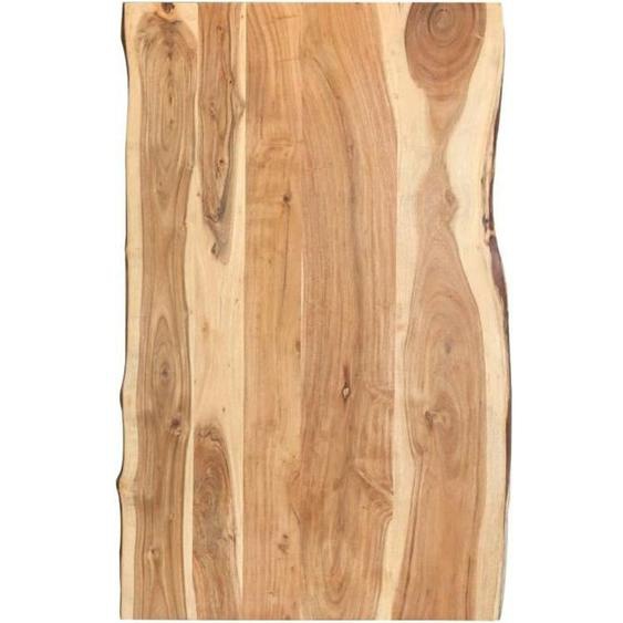 vidaXL Dessus de table Bois dacacia massif 100x(50-60)x3,8 cm