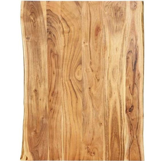 vidaXL Dessus de table Bois dacacia massif 80x(50-60)x2,5 cm