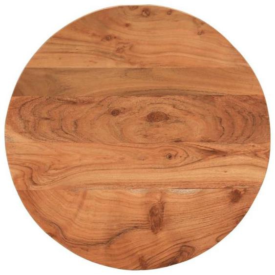 vidaXL Dessus de table Ø60x2,5 cm rond bois massif dacacia 370050
